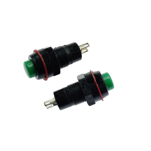 푸쉬버튼스위치 DS-211 LOCK GREEN 10파이 [VLT-PSW020]