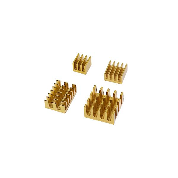 라즈베리파이4 방열판 4종 세트 골드 [VLT-HS023]