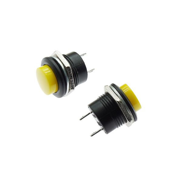 원형 푸쉬버튼스위치 R13-507 YELLOW 16MM [VLT-PSW008]