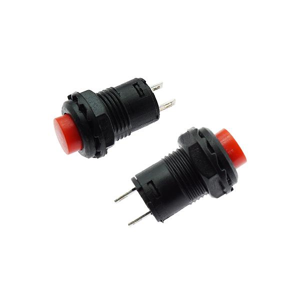 원형 푸쉬 버튼 스위치 DS-428 LOCK RED 12MM [VLT-PSW003]