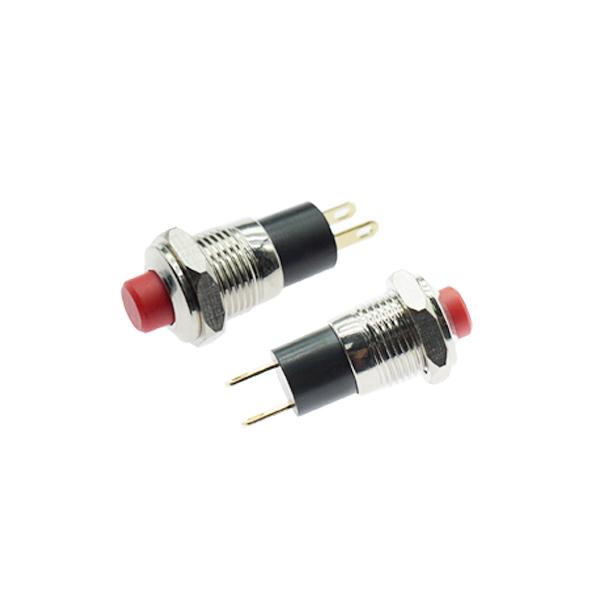 푸쉬 버튼 스위치 LOCK 10MM RED [VLT-PSW012]