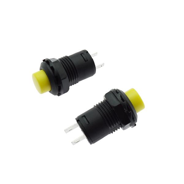 푸쉬 버튼 스위치 DS-428 UNLOCK 노랑 12MM [VLT-PSW002]