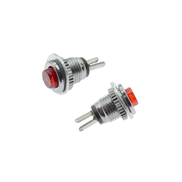 푸쉬버튼스위치 DS-101 RED 8파이 [VLT-PSW021]