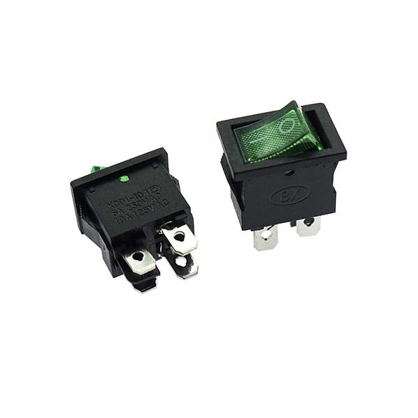 로커스위치 KCD1-104 4P 2단 GREEN [VLT-RSW016]