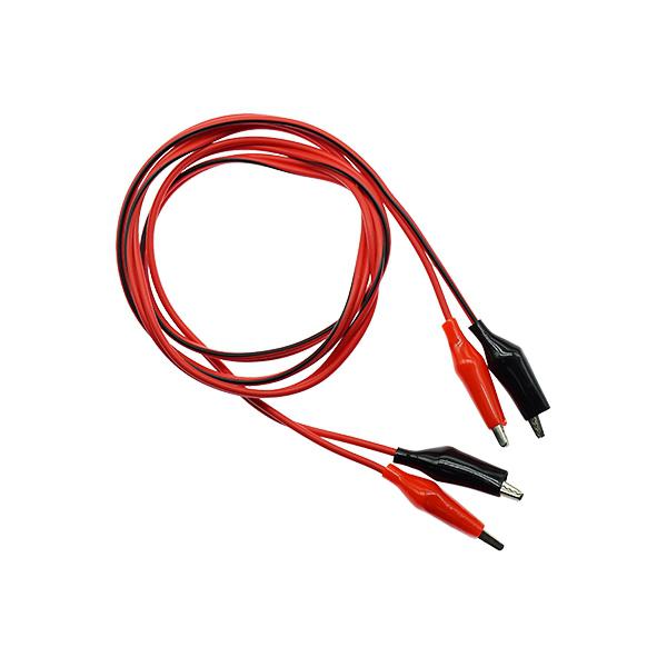 악어클립 악어클립 케이블 1M (검정,빨강 SET) [VLT-CAB101]