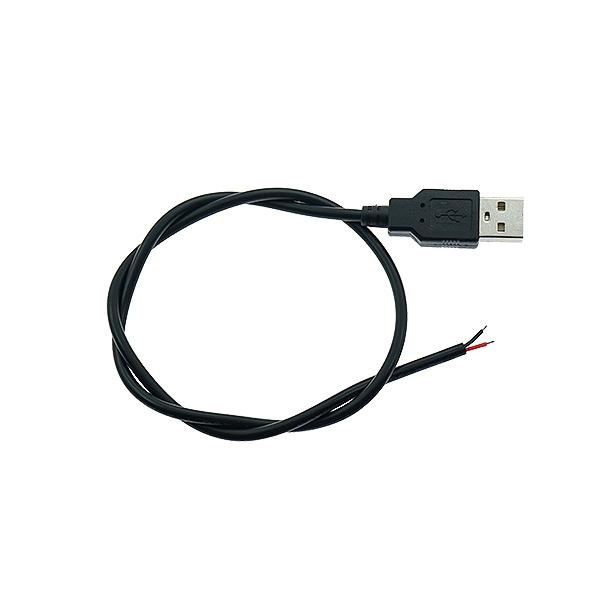 USB AM TO 2P 탈피 전원 케이블 45CM [VLT-CAB061]