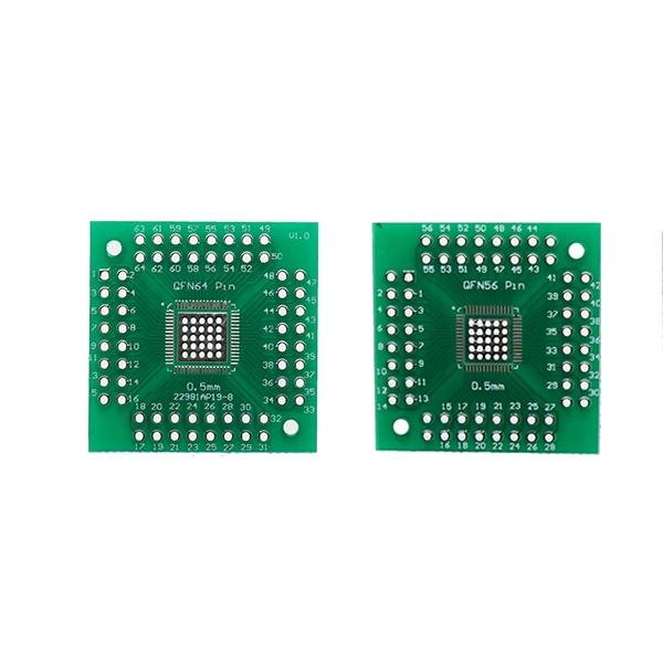 QFN56, QFN64 양면 변환보드 [VLT-PCB032]
