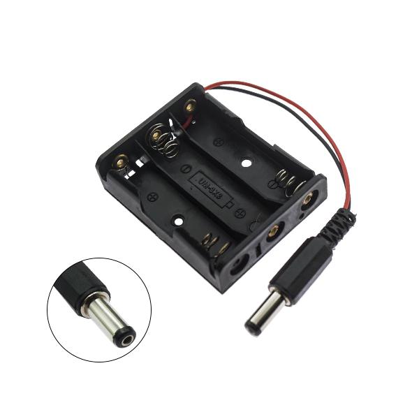 AA 3구 배터리홀더 DC잭 타입 [VLT-BH011]