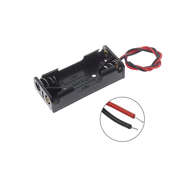 AAA 2구 배터리홀더 전선타입 [VLT-BH034]