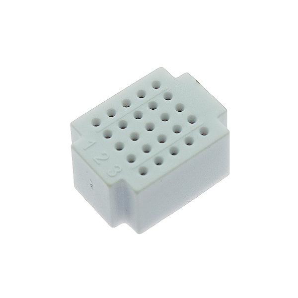 25핀 컬러 미니 브레드보드 흰색 [VLT-BB001]