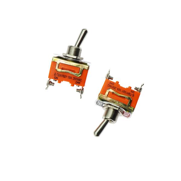 토글스위치 ON,OFF 2단2P 빨강 E-TEN1021 [VLT-TGS009]