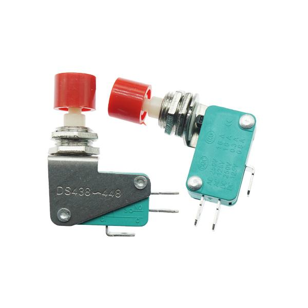 버튼형 마이크로 스위치 DS438-448 빨강 [VLT-LSW003]