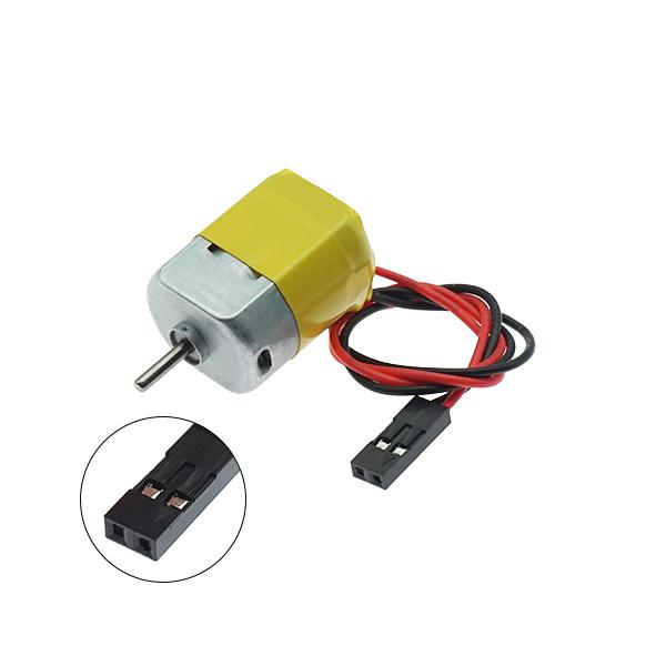 130 소형 DC 모터 3V 10000RPM (FEMALE 와이어) [VLT-MD035]