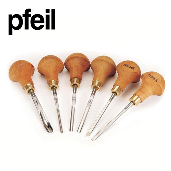 PFEIL 리놀륨&블록 커터 B세트 6PCS LINOLEUM AND Block Cutters Set B 6 piece LS B