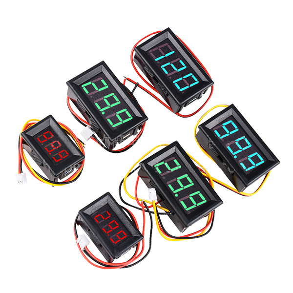 렉스봇 숫자 잔량 표시 모듈 3.5~30V 초록