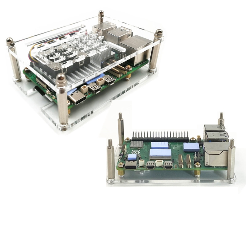 디바이스마트,오픈소스/코딩교육 > 라즈베리파이 > 라즈베리파이 케이스,Voltly,라즈베리파이 5 아크릴 케이스 (쿨러 미포함) [VLT-RP029],라즈베리파이 / 5 / 아크릴 / 케이스 / 쿨러 / 미포함