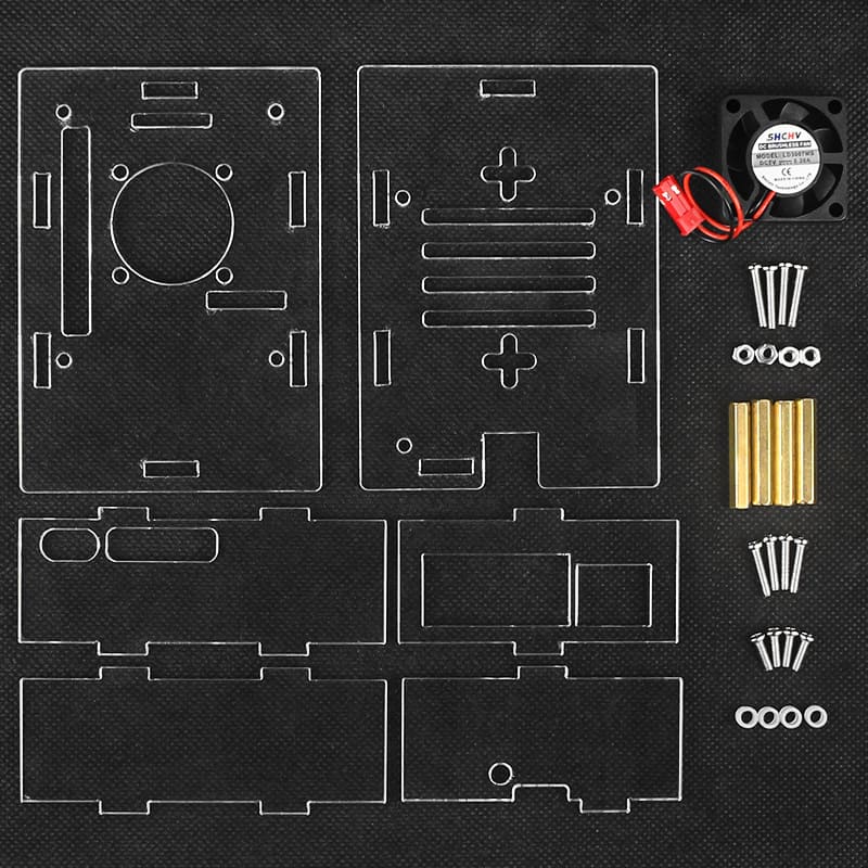 디바이스마트,오픈소스/코딩교육 > 라즈베리파이 > 라즈베리파이 케이스,Voltly,라즈베리파이 5 아크릴 케이스 [VLT-RP035],라즈베리파이 / 5 / 아크릴 / 케이스