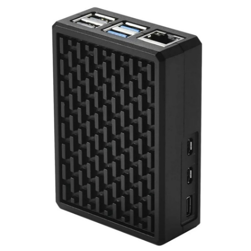 디바이스마트,오픈소스/코딩교육 > 라즈베리파이 > 라즈베리파이 케이스,Voltly,라즈베리파이 5 메탈 방열 케이스 검정 [VLT-RP034],라즈베리파이 / 5 / 메탈 / 방열 / 케이스 / 검정