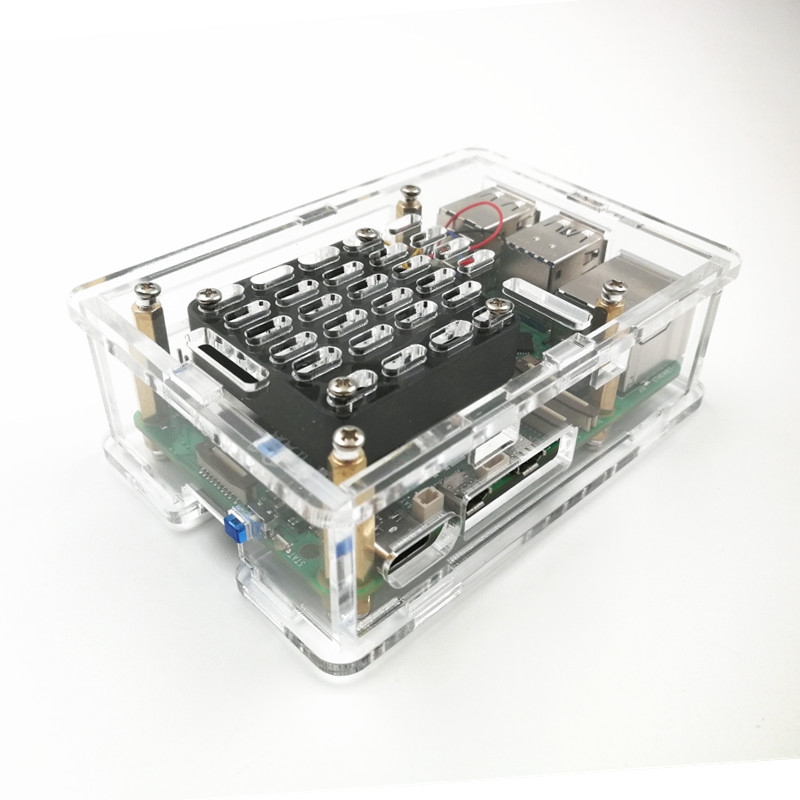 라즈베리파이 5 아크릴 케이스 (쿨러 미포함) [VLT-RP036]