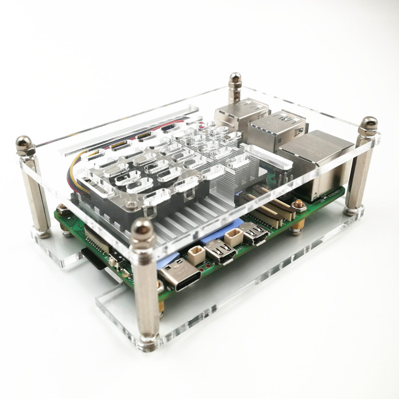 디바이스마트,오픈소스/코딩교육 > 라즈베리파이 > 라즈베리파이 케이스,Voltly,라즈베리파이 5 아크릴 케이스 (쿨러 미포함) [VLT-RP029],라즈베리파이 / 5 / 아크릴 / 케이스 / 쿨러 / 미포함
