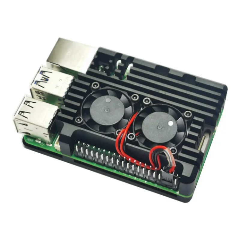 라즈베리파이 5 듀얼 쿨러 케이스 [VLT-RP041]