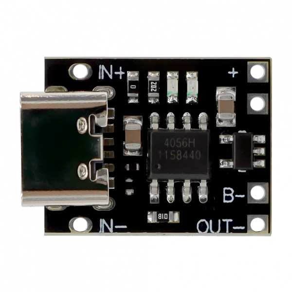 18650 리튬배터리 4.2V 1A USB C 타입 충전 모듈 [VLT-CP020]