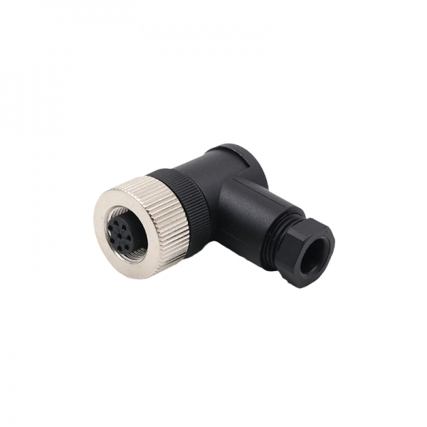 원형 방수 M12 커넥터 RIGHTANGLE 8P FEMALE [VLT-CC018]