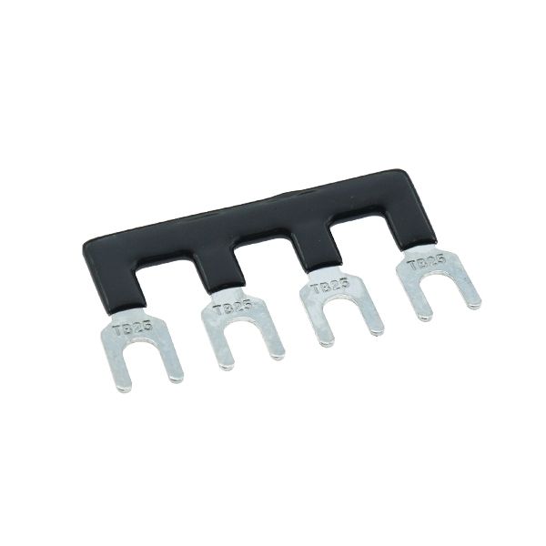 단자대용 쇼트바 25A 검정 4P [VLT-SB011]