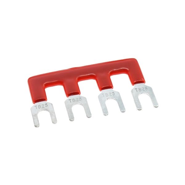 단자대용 쇼트바 25A 빨강 4P [VLT-SB015]