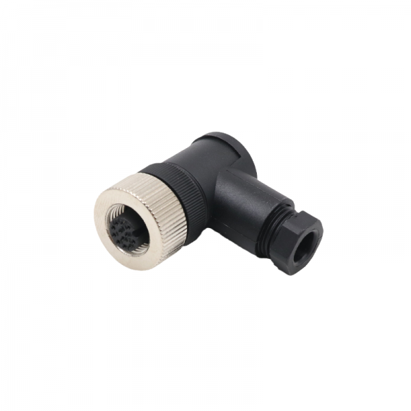 원형 방수 M12 커넥터 RIGHTANGLE 12P FEMALE [VLT-CC019]