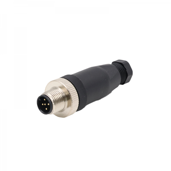 원형 방수 M12 커넥터 STRAIGHT 5P MALE [VLT-CC013]