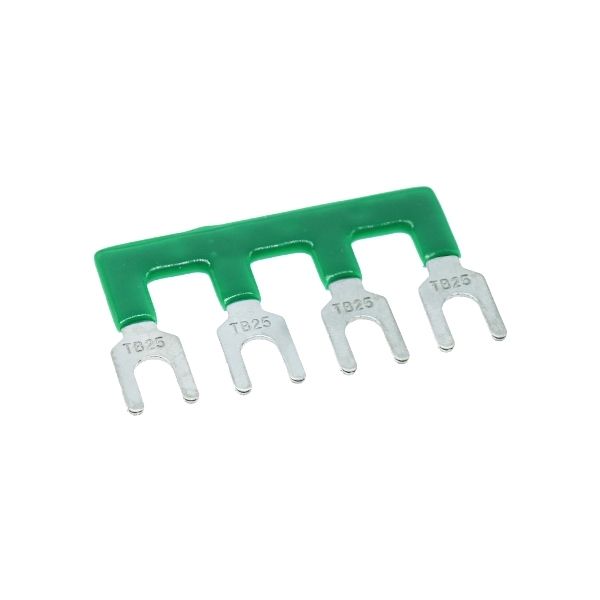 단자대용 쇼트바 25A 초록 4P [VLT-SB014]