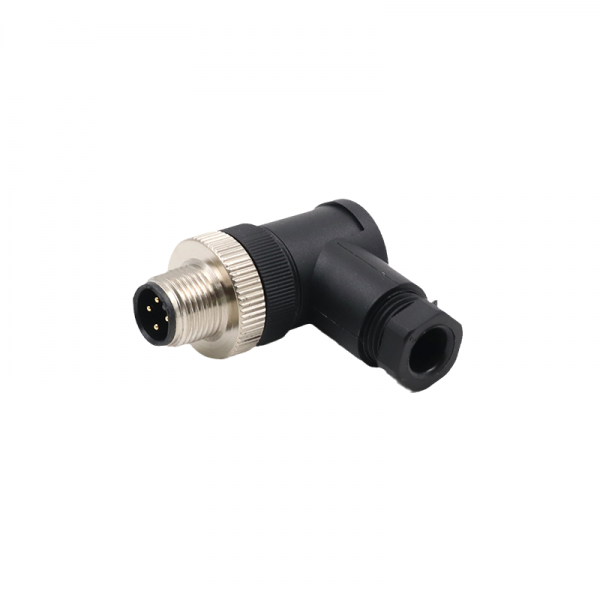 원형 방수 M12 커넥터 RIGHTANGLE 4P MALE [VLT-CC020]
