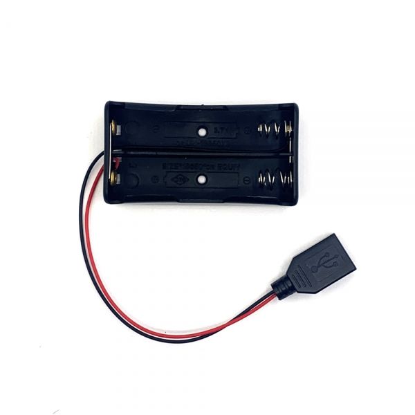 18650 2구 병렬 배터리홀더 USB F타입 [VLT-BH085]