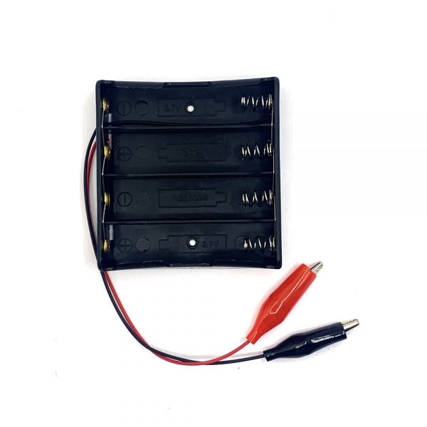 18650 4구 병렬 배터리홀더 악어클립 타입 [VLT-BH079]