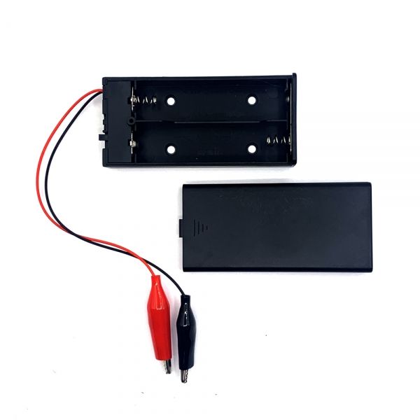 디바이스마트,전원/파워/배터리 > 배터리/배터리홀더 > 배터리홀더 Holder > 18650용 홀더,Voltly,18650 2구 직렬 스위치 배터리홀더 악어클립 타입 [VLT-BH074],18650 / 2구 / 직렬 / 스위치 / 배터리홀더 / 악어클립 / 타입