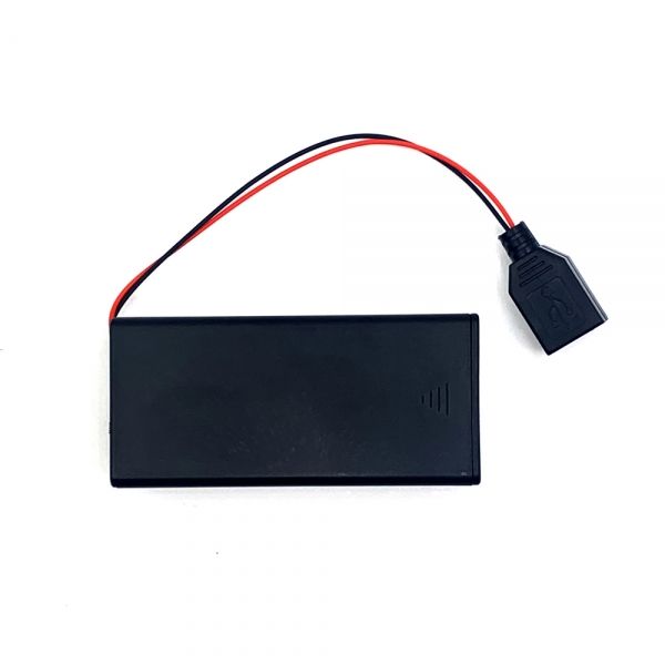 18650 2구 직렬 스위치 배터리홀더 USB F타입 [VLT-BH082]