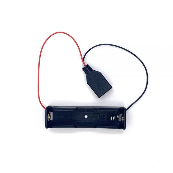 18650 1구 직렬 배터리홀더 USB F타입 [VLT-BH089]