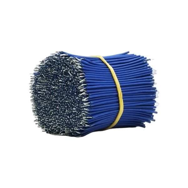 UL1007 주석도금 하네스 와이어 AWG26 파랑 5CM 1000개 [VLT-CAB028]