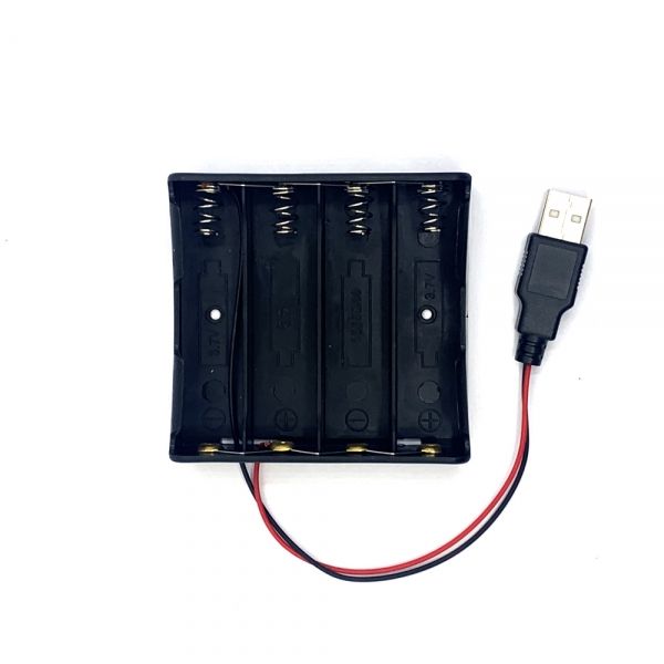 18650 4구 병렬 배터리홀더 USB M타입 [VLT-BH091]