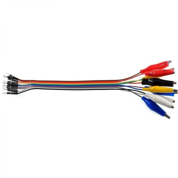 디바이스마트,케이블/전선 > 점퍼/하네스/악어/바나나 > 악어클립/바나나 케이블,Voltly,10P 점퍼 M 악어클립 와이어 30CM [VLT-CAB032],10P / 점퍼 / M / 악어클립 / 와이어 / 30CM