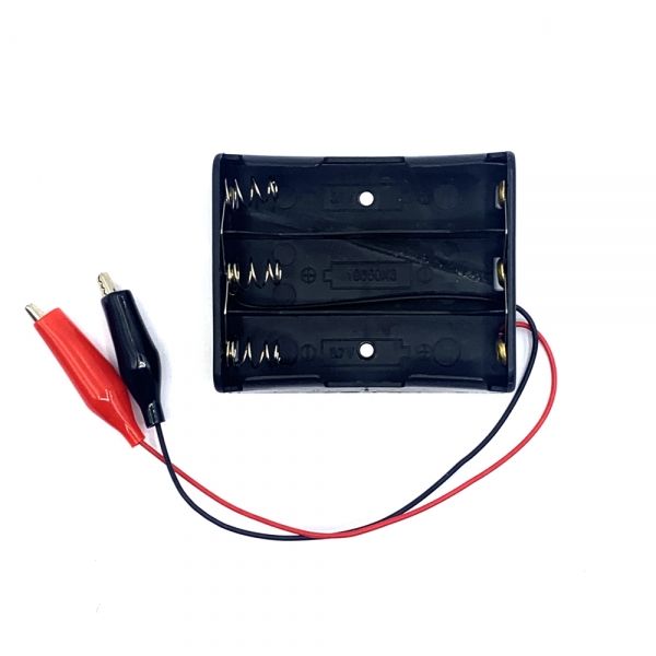 18650 3구 병렬 배터리홀더 악어클립 타입 [VLT-BH080]