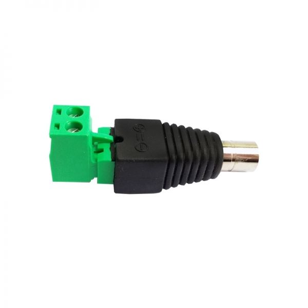 DC잭 FEMALE 5.5X2.1 터미널블럭 앵글 연결 커넥터 [VLT-DC025]