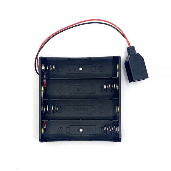 18650 4구 직렬 배터리홀더 USB F타입 [VLT-BH086]