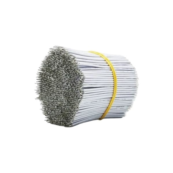 UL1007 주석도금 하네스 와이어 AWG26 흰색 5CM 1000개 [VLT-CAB029]