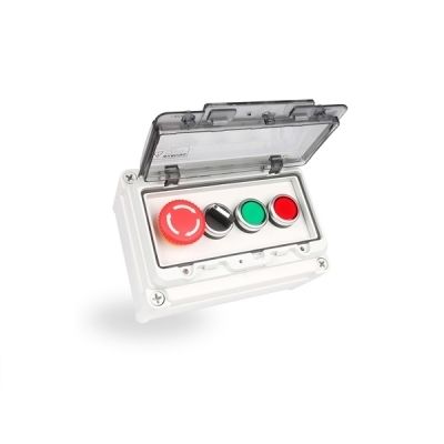 IP67 방수 비상정지 노브버튼 자동리셋 4구 컨트롤박스 [VLT-PSW046]