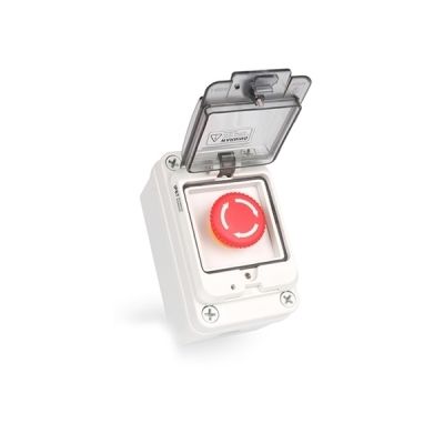 IP67 방수 비상정지 1구 컨트롤박스 [VLT-PSW047]