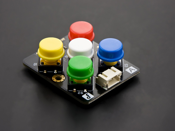 디바이스마트,오픈소스/코딩교육 > 아두이노 > 아두이노 스위치/릴레이모듈,DFROBOT,ADKeyboard Module[DFR0075],