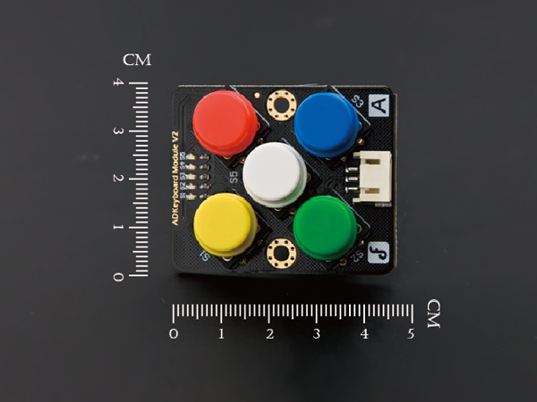 디바이스마트,오픈소스/코딩교육 > 아두이노 > 아두이노 스위치/릴레이모듈,DFROBOT,ADKeyboard Module[DFR0075],