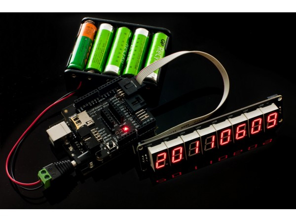 디바이스마트,오픈소스/코딩교육 > 아두이노 > 아두이노 LED/LCD모듈,DFROBOT,3-Wire LED Module 8 Digital (Arduino 호환)[DFR0090],